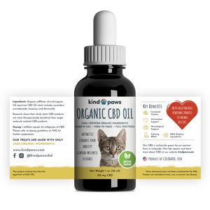 Organic CBD Oil for Cats - kindpaws