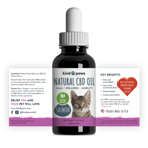 Natural CBD Oil for Cats - kindpaws