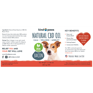 Natural CBD Oil for Dogs - kindpaws