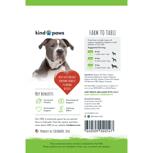 Organic CBD Dog Treats - Apple - kindpaws