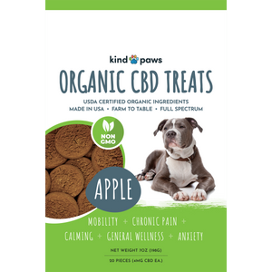 Organic CBD Dog Treats - Apple - kindpaws